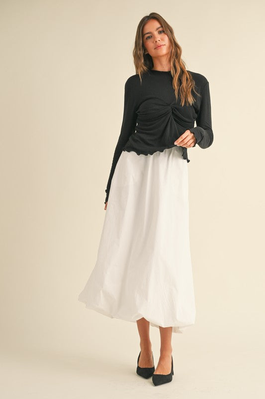 TWIST LONG SLEEVE TOP