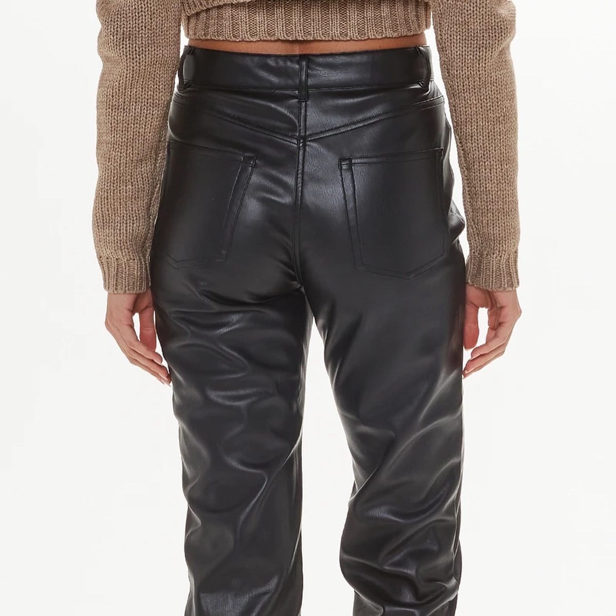 Faux Leather Pants