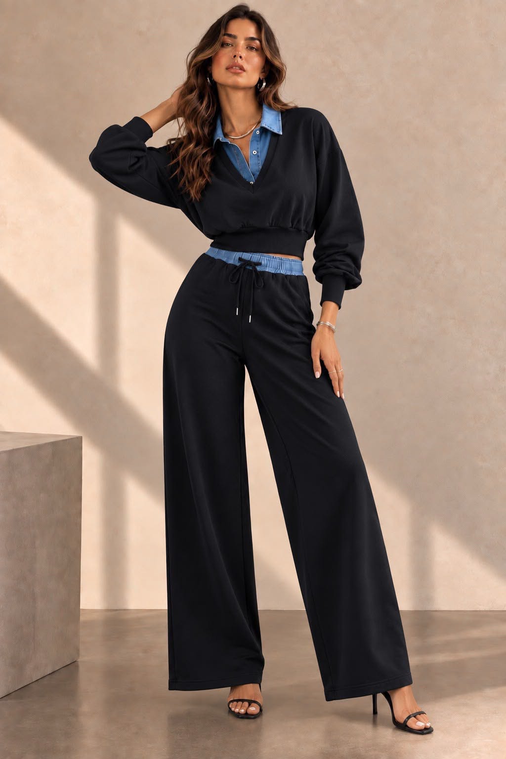 Midnight Denim Detail Set
