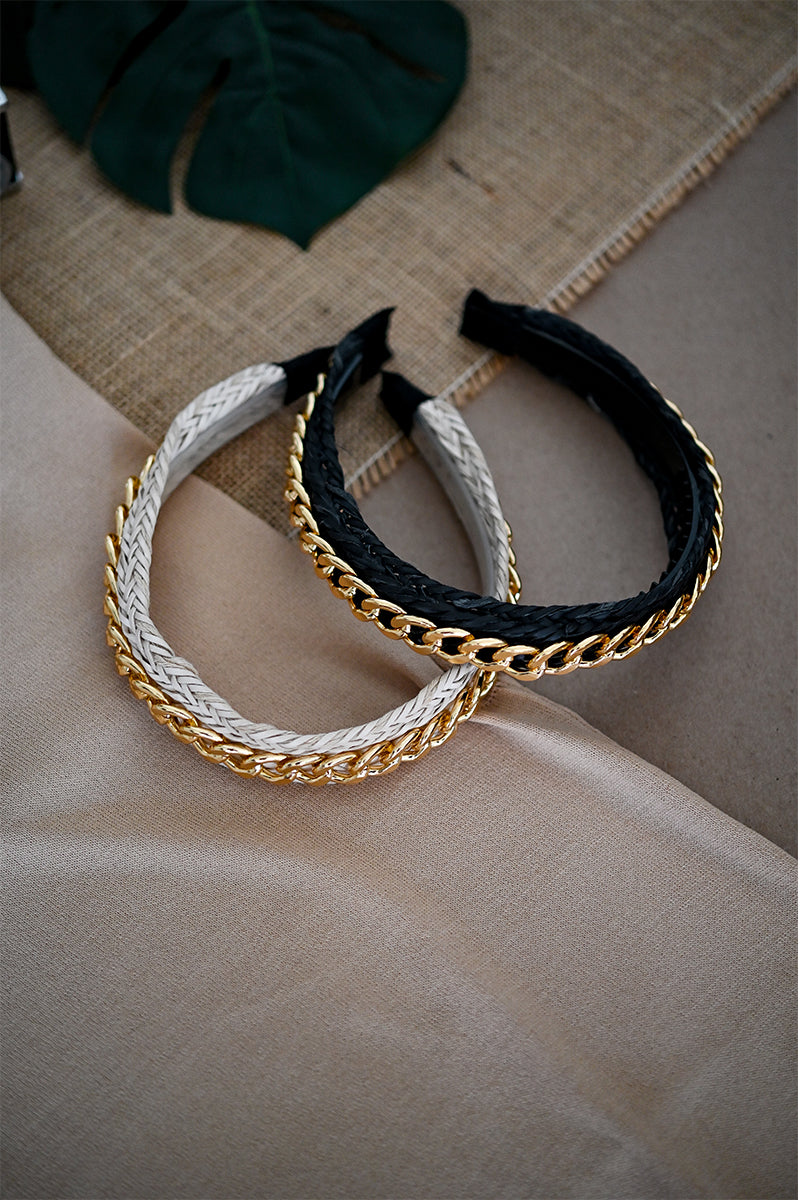 Gold Chain Detail Headbands