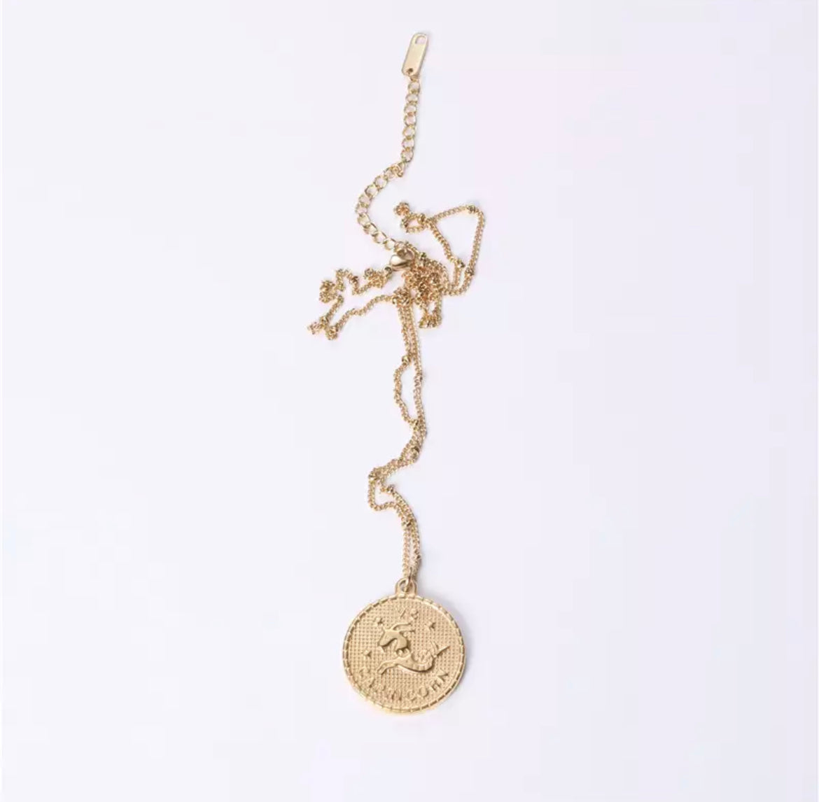 ZODIAC COIN NECKLACE